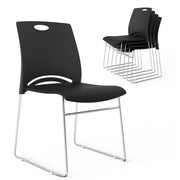 VINGLI Stacking Chairs Set 350Ibs Waiting Room Chairs