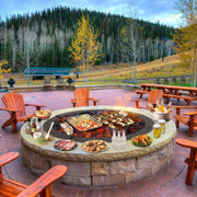 VINGLI 36" Wood Burning Outdoor Fire Pit