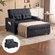 VINGLI Loveseat Sleeper Couch Convertible with USB Ports