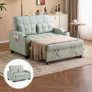 VINGLI Loveseat Sleeper Couch Convertible with USB Ports