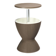 VINGLI Outdoor Cooler Table Patio Cooler Ice Cool Bar
