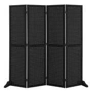 VINGLI 6FT 6 Panel Folding Wood Room Divider Privacy Screen