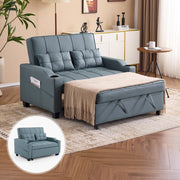 VINGLI Loveseat Sleeper Couch Convertible with USB Ports