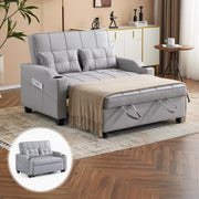 VINGLI Loveseat Sleeper Couch Convertible with USB Ports