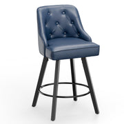 VINGLI 26" H Swivel Barstools with Back Height Bar Stools