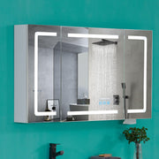 VINGLI LED Bathroom Medicine Cabinet with Mirror Lighted Dimmable Colours