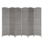 VINGLI 6FT 4/6 Panel Folding Rattan Room Divider Privacy Screen