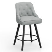 VINGLI 26" H Swivel Barstools with Back Height Bar Stools