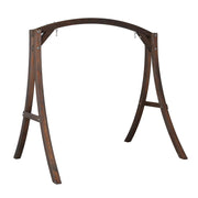 VINGLI Outdoor Patio Porch Wooden Swing Frame Heavy Duty 1000Ibs