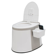 VINGLI Portable Toilet with 5 Gallon Inner Bucket