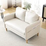 VINGLI 47" Loveseat Mid Century Modern Small Couch