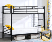VINGLI Metal Bunk Bed Heavy Duty Twin Over Twin Bed Frames