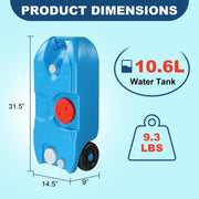 VINGLI Tote Tank Portable Wheeled Water Tank