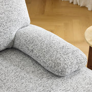 VINGLI 110' U-Shaped Sectional Couch with Two Chaise 4 Seats Chenille Fabric Comfy Couches