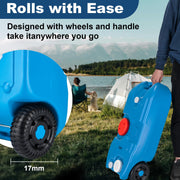 VINGLI Tote Tank Portable Wheeled Water Tank