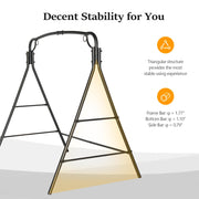 VINGLI Metal Porch Swing Stand Patio Swing Stand Heavy Duty 660Ibs