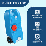 VINGLI Tote Tank Portable Wheeled Water Tank