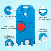 VINGLI Tote Tank Portable Wheeled Water Tank
