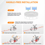 VINGLI Solar Pool Cover for Above Ground