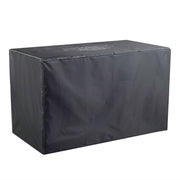 VINGLI Propane Fire Pit Table with Glass Wind Guard