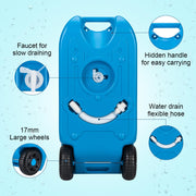 VINGLI Tote Tank Portable Wheeled Water Tank