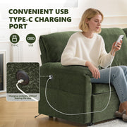VINGLI L-Shape Convertible Sofa Bed Couches with USB Charging