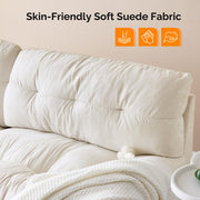 VINGLI 80" Cloud Couch Loveseat Suede Upholstery Sofa