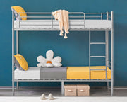 VINGLI Metal Bunk Bed Heavy Duty Twin Over Twin Bed Frames