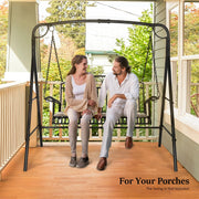 VINGLI Metal Porch Swing Stand Patio Swing Stand Heavy Duty 660Ibs