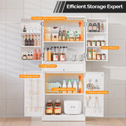 VINGLI 71'' Metal Storage Cabinet Garage Lockable Tool Cabinet