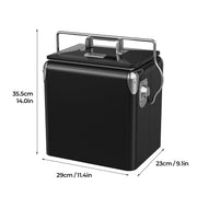 VINGLI 14QT Retro Ice Chest Cooler Insulated Portable Patio Cooler