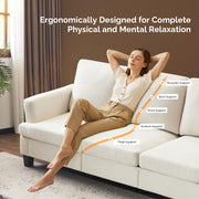 VINGLI 83" Sofa Couches 3 Seater Upholstery Cozy Sofas