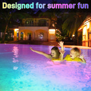VINGLI LED Pool Lights with APP Control Waterproof 20W Smart Magnetic Lamp with 26ft Cord
