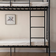 VINGLI Metal Bunk Bed Heavy Duty Twin Over Twin Bed Frames