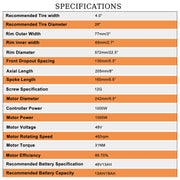 PEXMOR 26" Ebike Conversion Kit Update 3 Modes Controller
