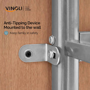 VINGLI Metal Bunk Bed Heavy Duty Twin Over Twin Bed Frames