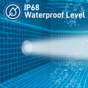 VINGLI 10in LED Swimming Pool Light 54W Lights with Cord