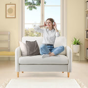 VINGLI 47" Loveseat Mid Century Modern Small Couch