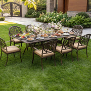 VINGLI 9 Pieces Outdoor Dining Set
