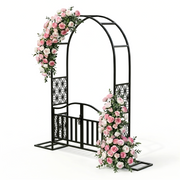 VINGLI Garden Arch Trellis Arch Trellis for Climbing Plants