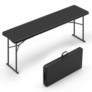 VINGLI 6 FT Narrow Folding Table Set of 2