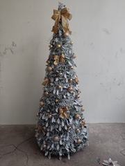 VINGLI Pop up Artificial Christmas Tree with Lights Xmas Decorations