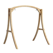 VINGLI Outdoor Patio Porch Wooden Swing Frame Heavy Duty 1000Ibs