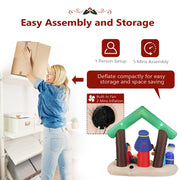 VINGLI 6.5ft Lighted Inflatable Nativity Scene Outdoor Decorations