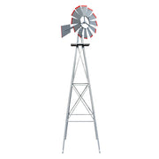 VINGLI 8FT Ornamental Windmill Metal Backyard Garden Decoration Weather Vane