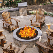 VINGLI 36" Wood Burning Outdoor Fire Pit